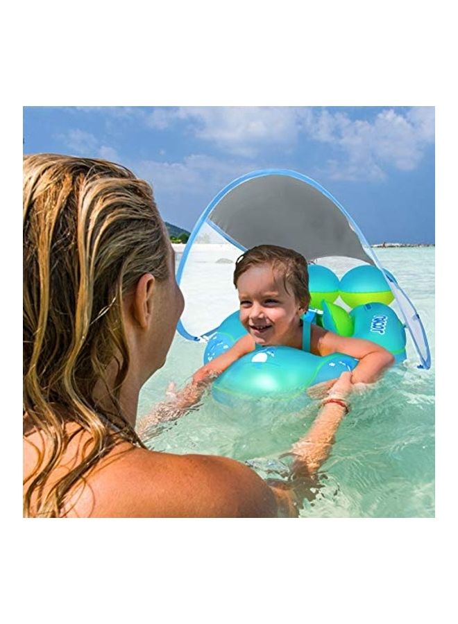Baby Swimming Pool Float with Removable UPF UV Sun Protection Canopy