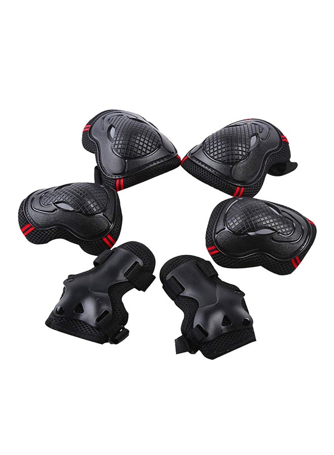 6-Piece Roller Skating Elbow And Knee Pads