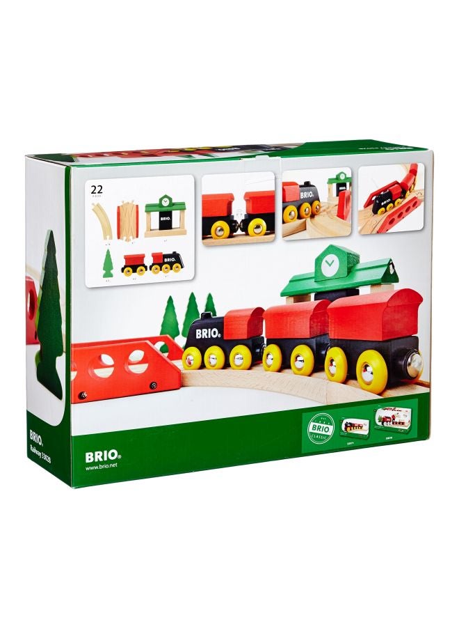 22-Piece Wooden Classic Train Figures 33028