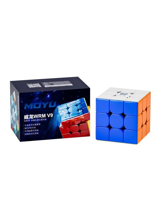 Moyu Weilong Wrm V9 Uv Coated Magnetic Speed Cube 3X3 Ball Core Uv Flagship 2023 Speed Cube