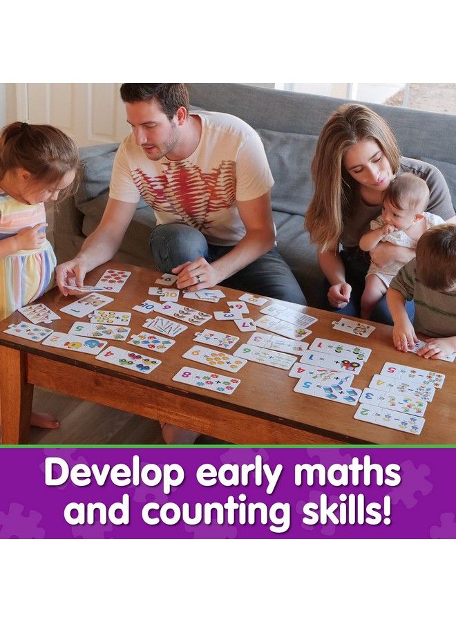 Match It! Mathematics Stem Addition And Subtraction Game Helps To Teach Early Math Facts With 30 Matching Pairs Preschool Games & Gifts For Boys & Girls Ages 3 And Up Multi