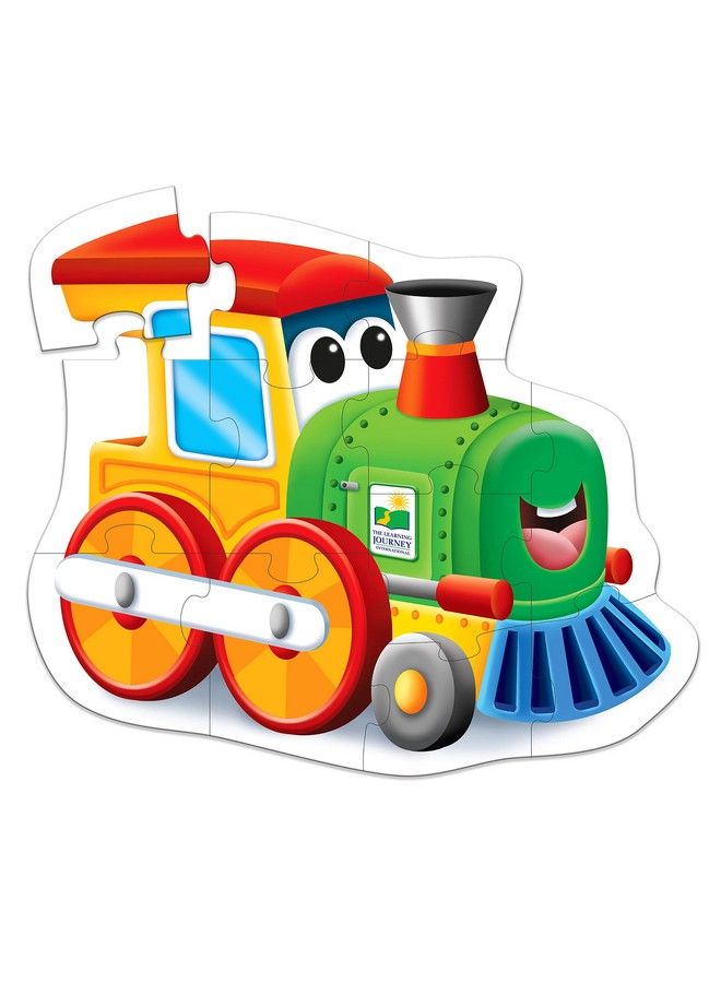 : My First Big Vehicle Floor Puzzle Train Toddler Puzzles & Gifts For Boys & Girls Ages 2 Years And Up Multicolor