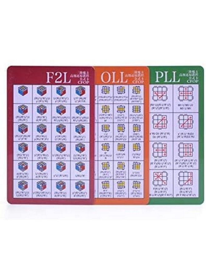 Cfop Algorithm Set Speed Cube For Solving All Of The F2L Oll And Pll & Gan Cube Lube Professional Speed Cube Lube Lubricant Oil 10Ml