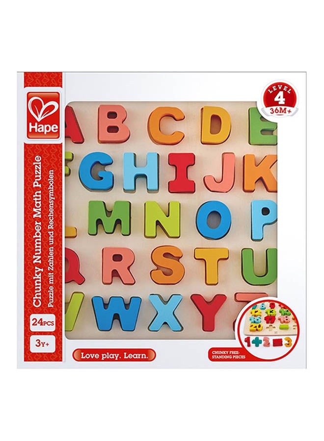 Chunky Alphabet Puzzle