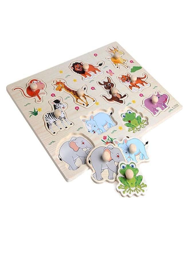 Creative Cartoon Animal Pegged Puzzle YPZ5850