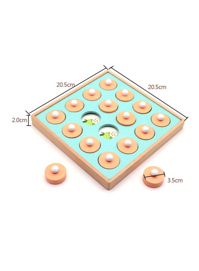 Wooden Memory Match Puzzle Game 20.5x8x20.5cm