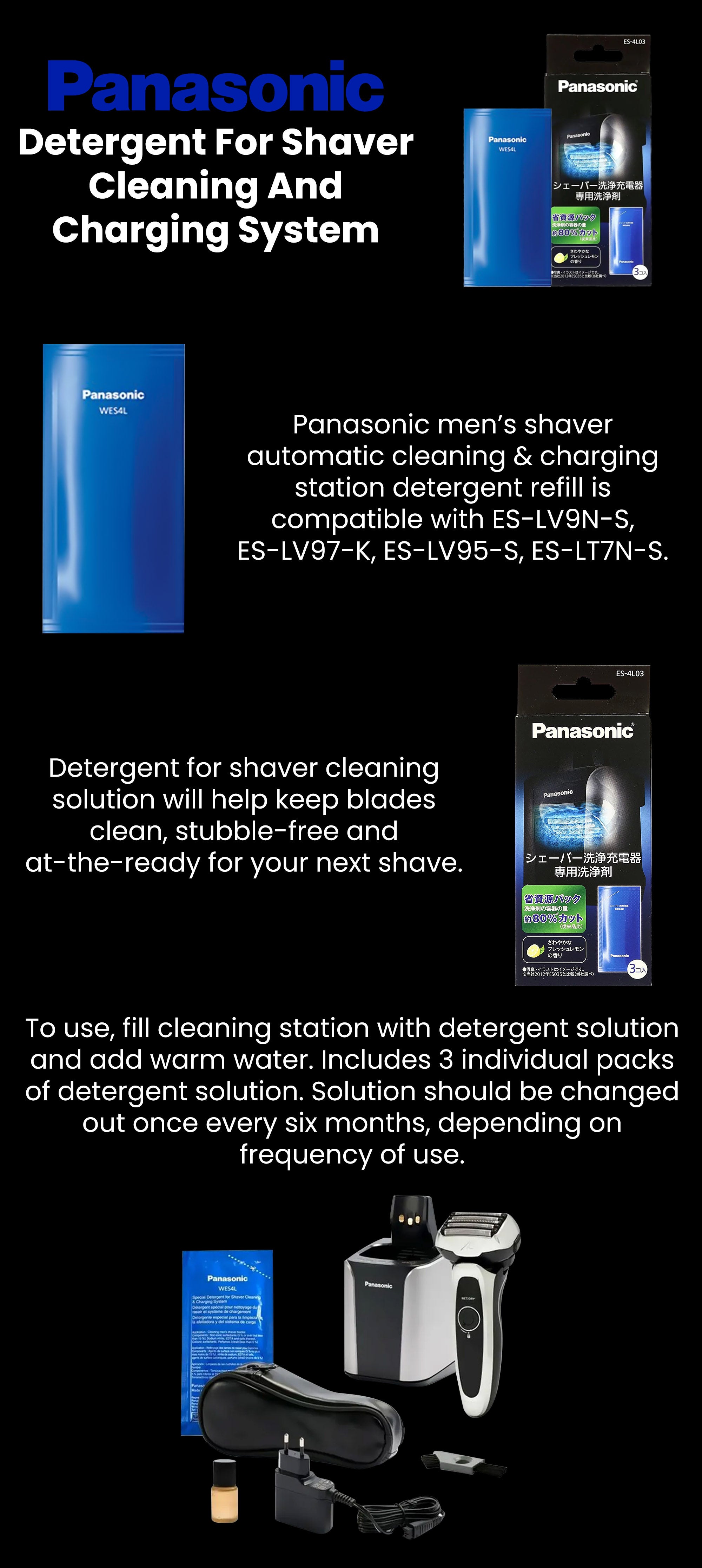 Detergent For Shaver Cleaning And Charging System Multicolour