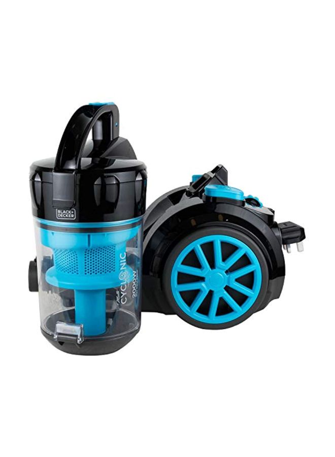 Bagless Cyclonic Canister Vacuum Cleaner 4L 1800 W Vm2080-B5 Black/Blue/Clear