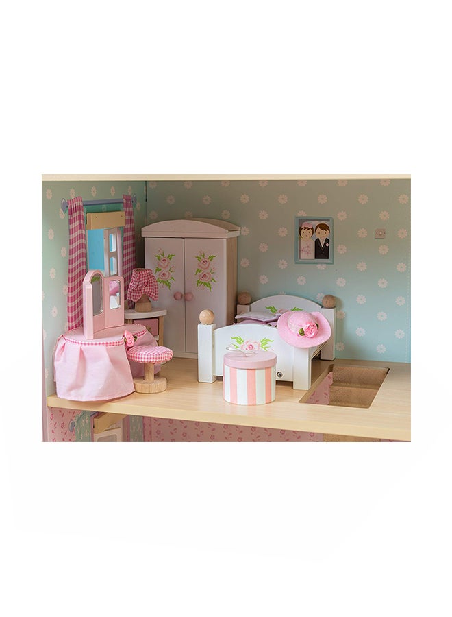 Le Toy Van Dollhouse Furniture and Accessories, Master BedroomSet