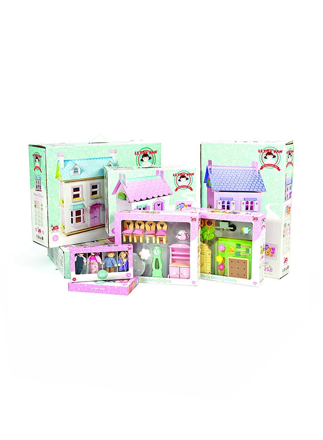Le Toy Van Dollhouse Furniture and Accessories, Master BedroomSet