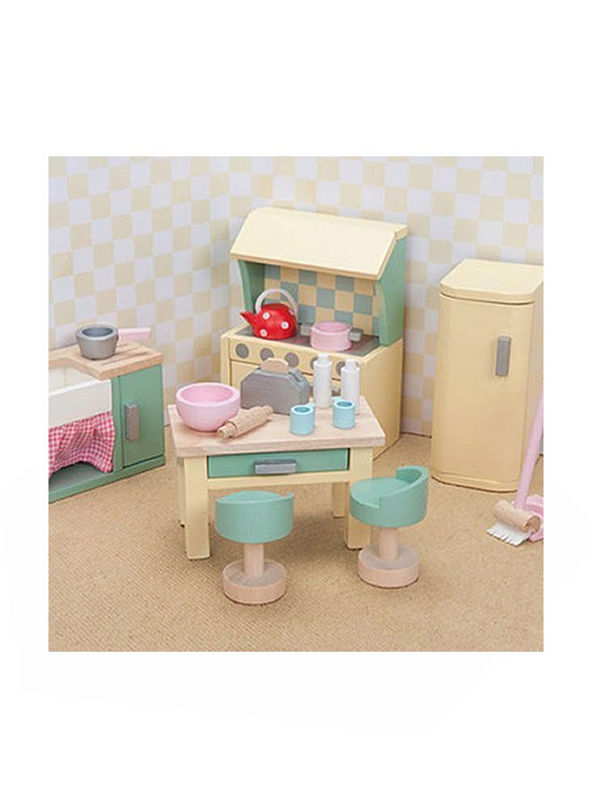 Miniature Dollhouse Daisylane Kitchen Set
