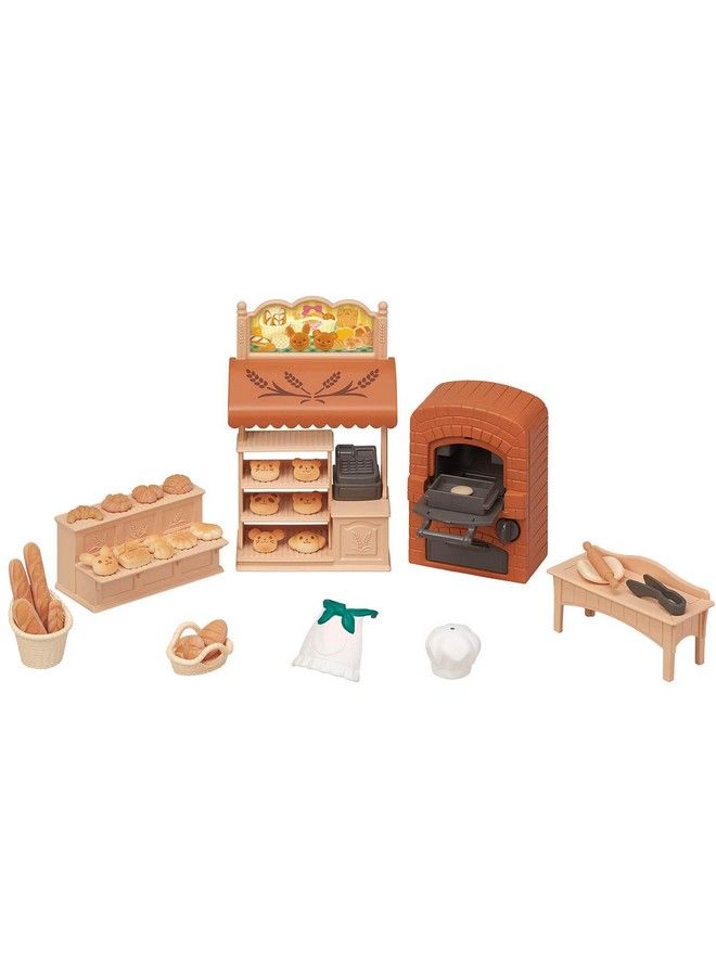 Bakery Shop Starter Set Toy Dollhouse Furniture And Accessories Set For Red Roof Cozy Cottage Family Picnic Van