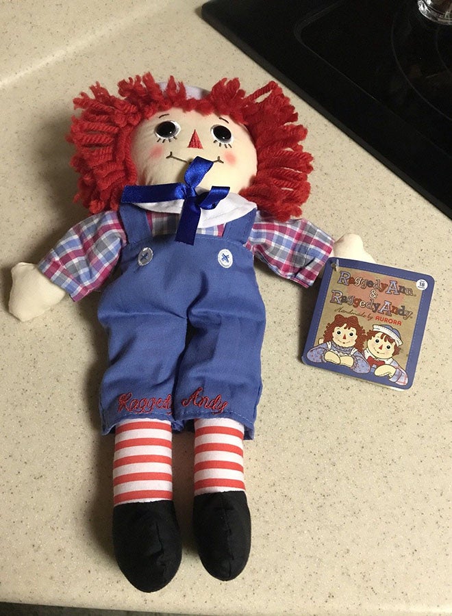 World Raggedy Andy Classic Soft Doll 12inch