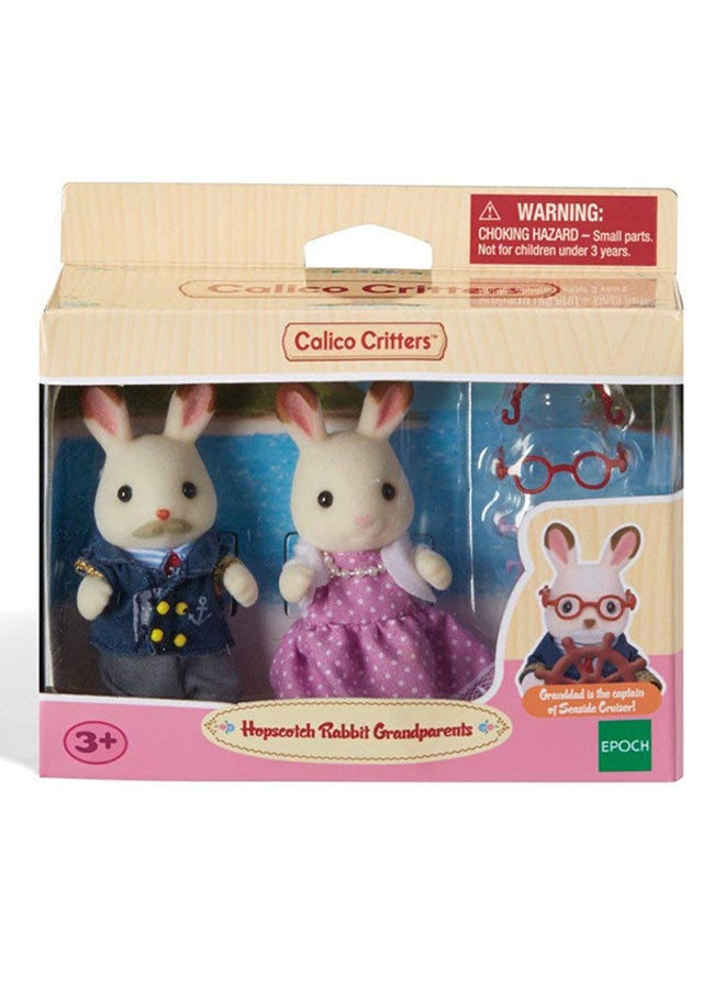 Hopscotch Rabbit Grandparents Toy Set 3inch