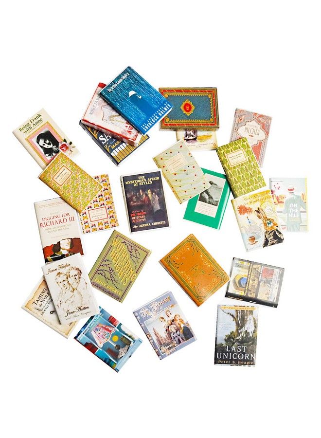 25Pcs Dollhouse Miniatures Books Mini Books Mini House Accessories Books Model Decoration For Mini House Decor 1:6 Scale