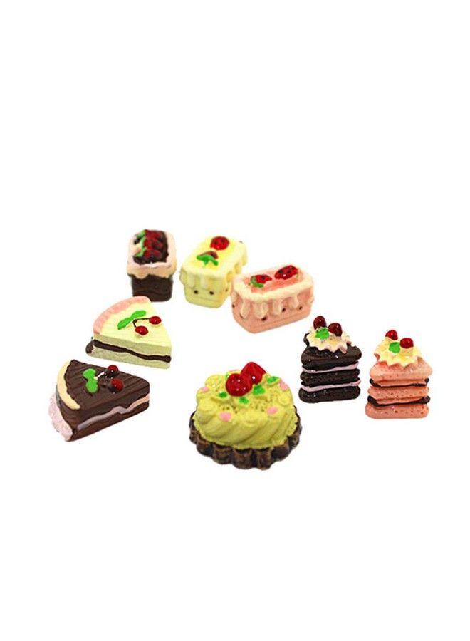 Dollhouse Decoration Accessories1/12 Scale Miniature Dollhouse Accessories Decoration Mini Cake Food Kids Toy