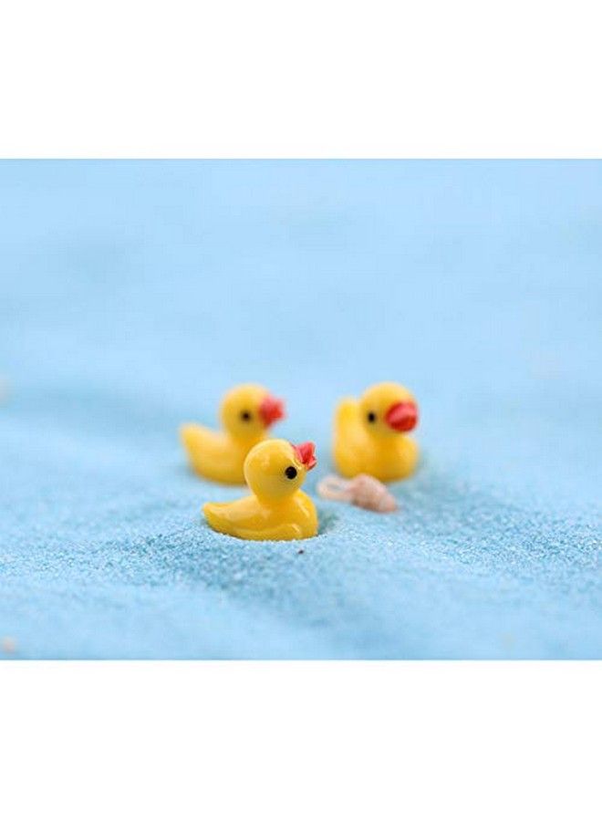 21Pcs Little Mini Ducks 5 Colors Duckling Miniature Ornament For Diy Dollhouse Fairy Garden Plantdeskcabinetkids Roomparty Decoration