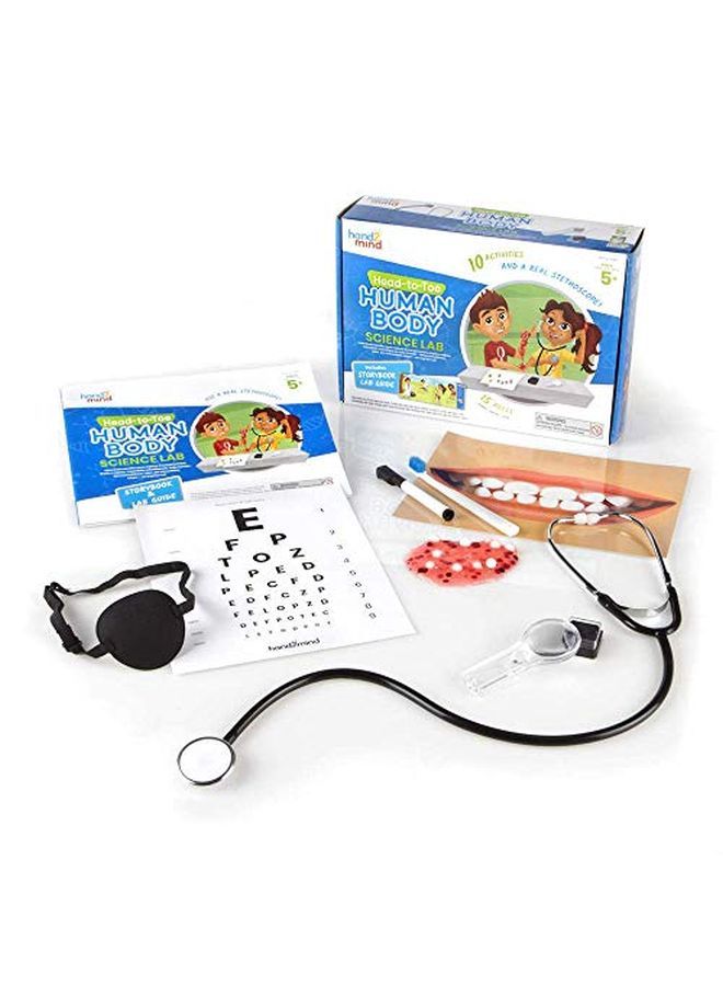 Head To Toe Human Body Science Kit Slime Kit Stem Kit For Kids Includes Kids Stethoscope That Works Human Body Learning Human Anatomy For Kids Kids Doctor Kit Homeschool Supplies