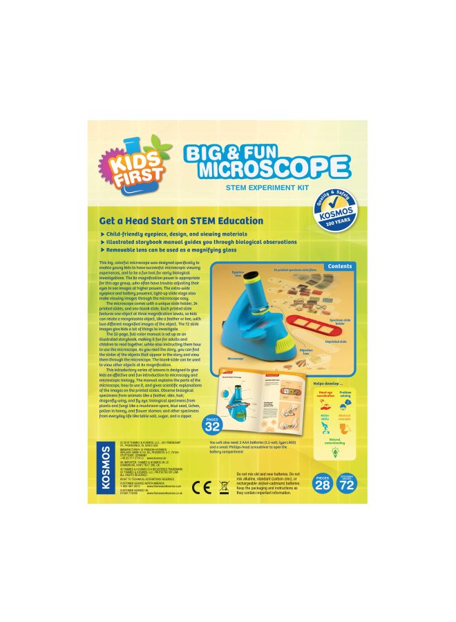 Big And Fun Microcope Science Experiment Kit 634032