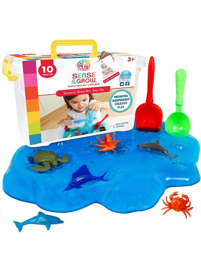 Sense & Grow Sensory Bin Sea Life Slime