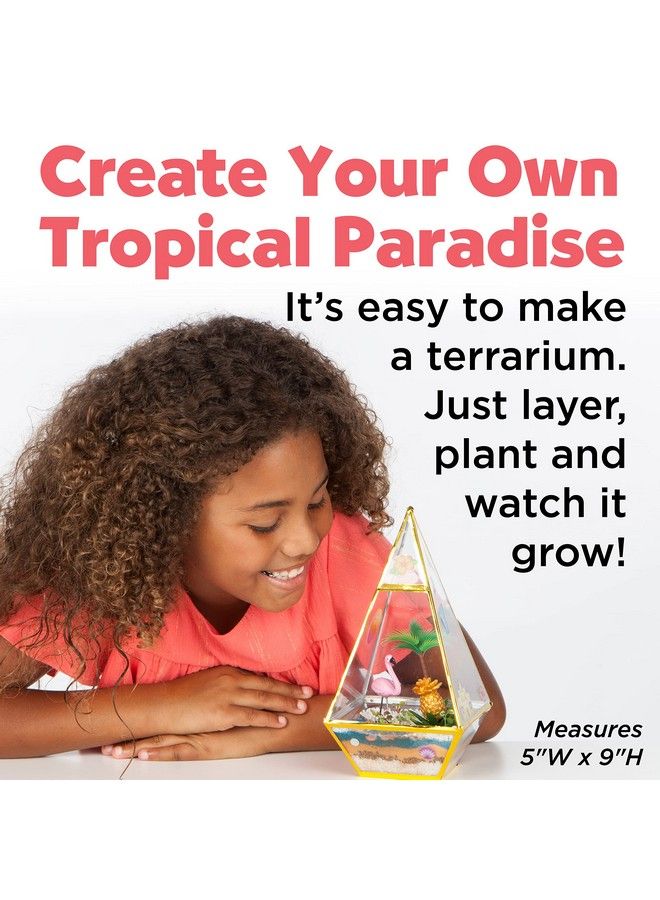 Tropical Terrarium Craft Kit Kids Terrarium Kit For Ages 7+ Steam Activity