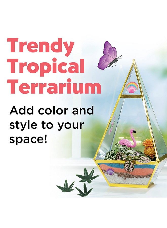 Tropical Terrarium Craft Kit Kids Terrarium Kit For Ages 7+ Steam Activity