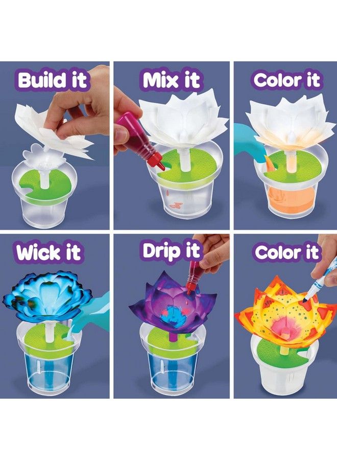 Paper Flower Science Kit Color Changing Flowers Gift For Kids Ages 7 8 9 10