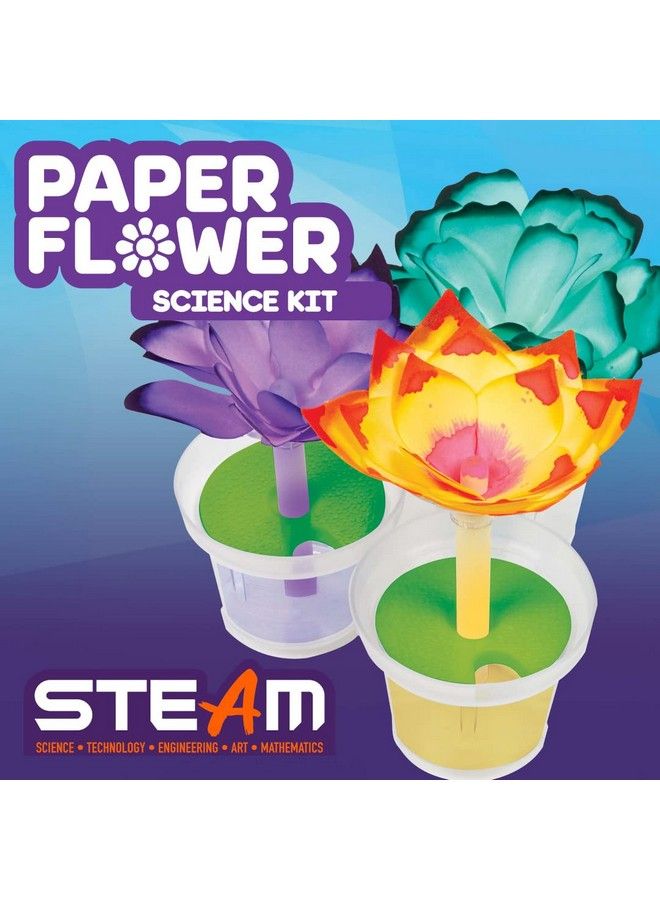 Paper Flower Science Kit Color Changing Flowers Gift For Kids Ages 7 8 9 10