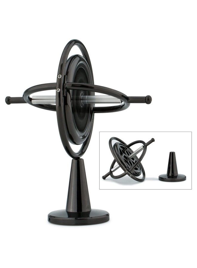 Premium Gyroscope: Sturdy&Durable Pass 2Nd Floor Drop Test Long Spin Time (Play Tricks At Ease Use Ball Bearings) Educational Physics Anti Gravity Toy Dg 5B