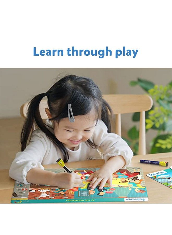 Search And Find Educational Game Reusable Activity Mats With 2 Dry Erase Markers Fun Learning Gifts For Ages 3 To 6