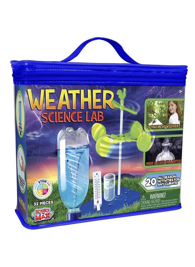 Weather Science Lab Kids Weather Science Kit With 20 All Season Projects Educational Stem Kits For Boys & Girls Scientific Meteorology Toys For Children Age 8+