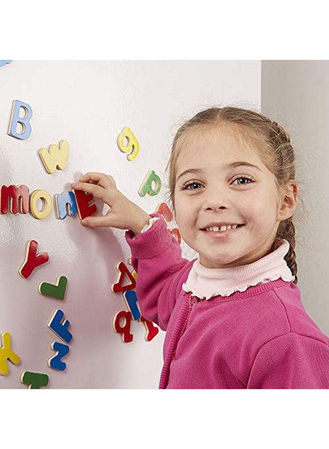 Deluxe Magnetic Letters And Numbers Set With 89 Wooden Magnets