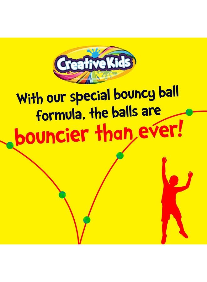 Diy Magic Bouncy Balls Create Your Own Crystal Powder Craft Kit For Includes 25 Bags Of Multicolored & 5 Molds Makes Up To 43