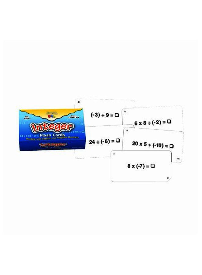 Integer Flash Cards