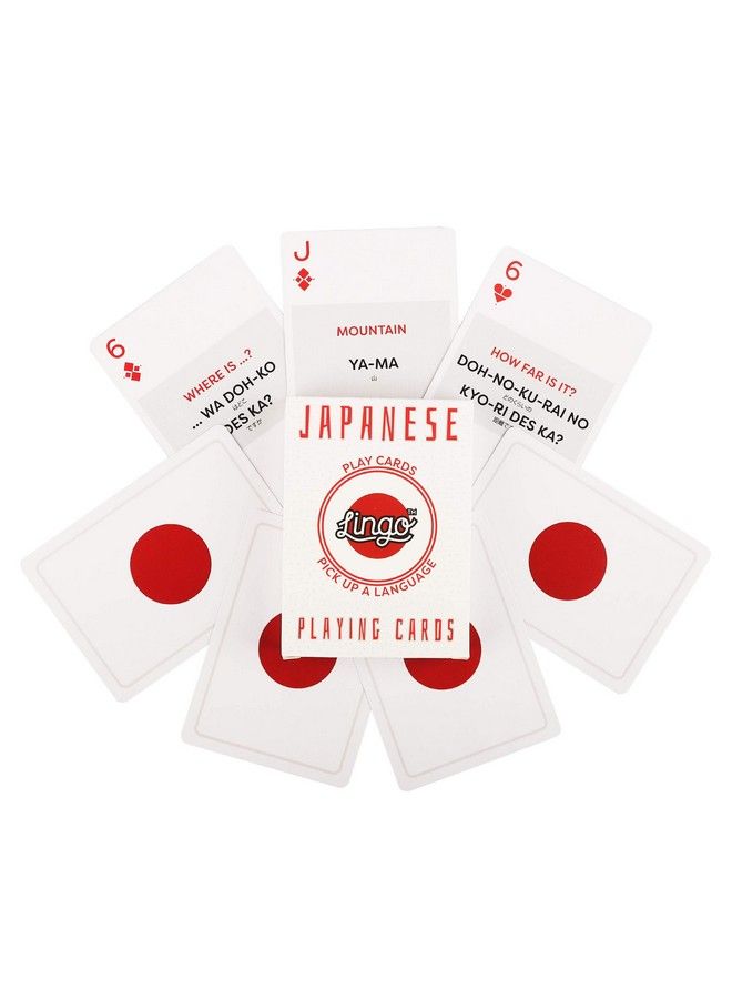 Japanese Flashcards ; Best Playing Cards For Beginners To Learn Japanese Vocabulary & Pronunciation In A Fun & Easy Way ; 54 Useful Phrases On Unique Flashcards To Help You Pick Up A Language