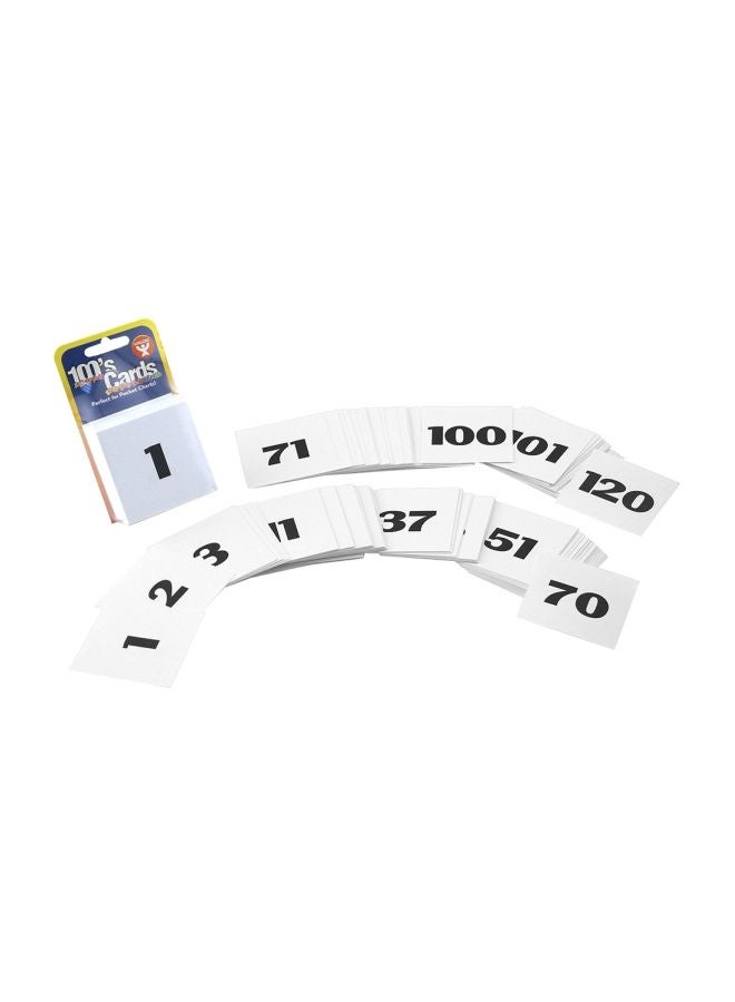 Pack Of 120 Number Flash Cards