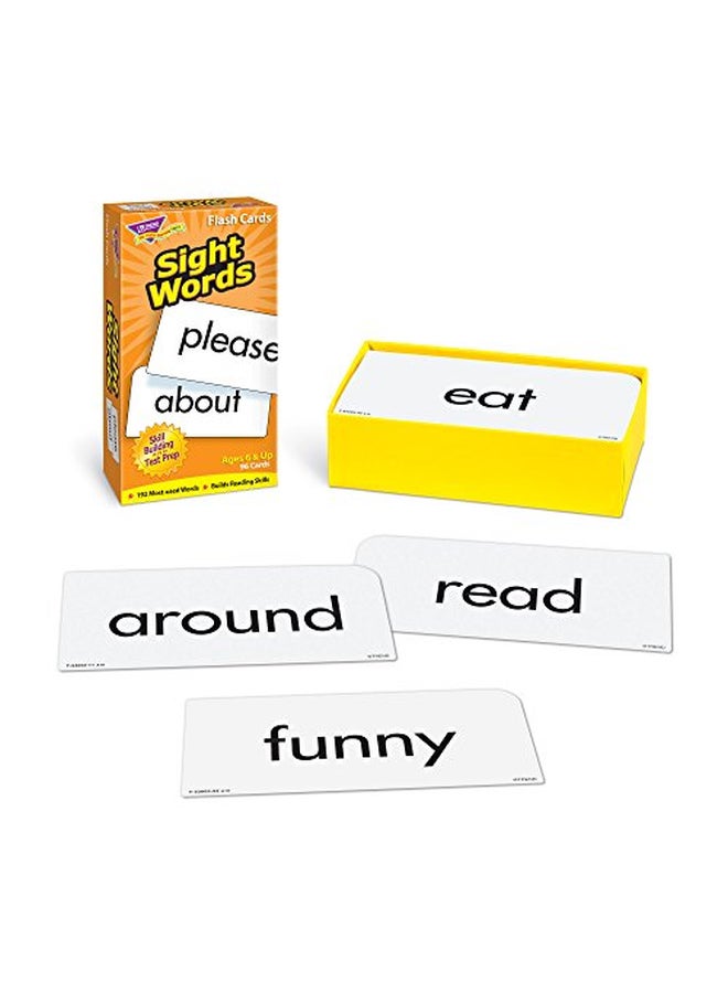 96-Piece Sight Words Flash Card Set T-53003