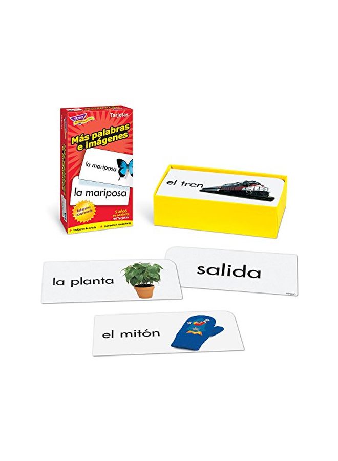 96-Piece More Picture Words Flash Card Set
