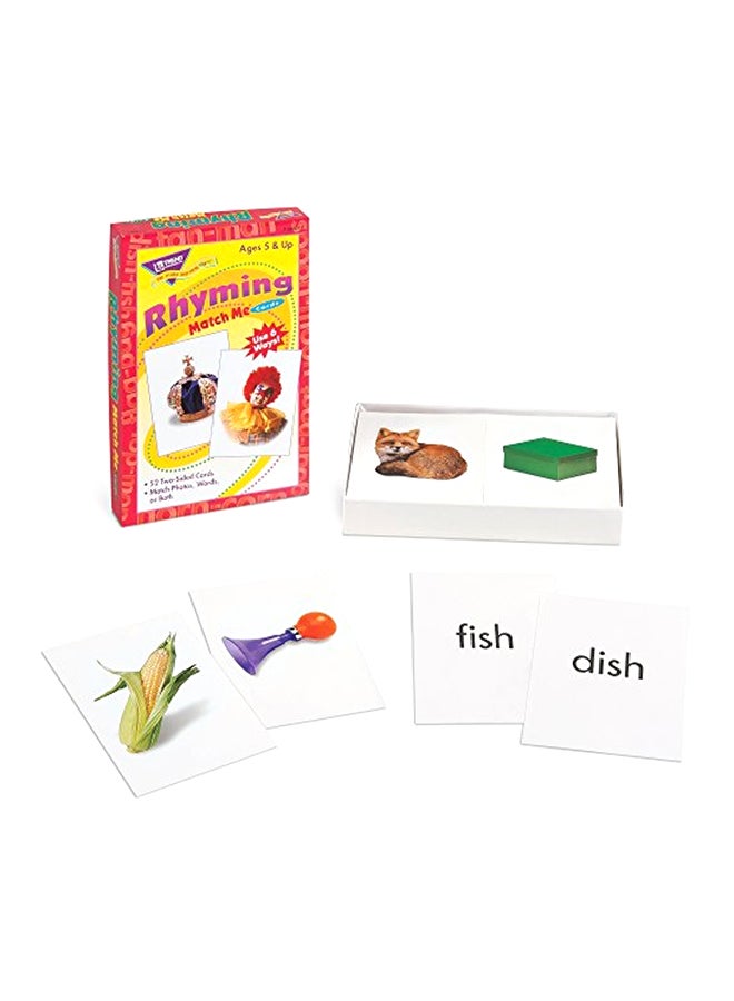 52-Piece Rhyming Match Me Card Set T-58007