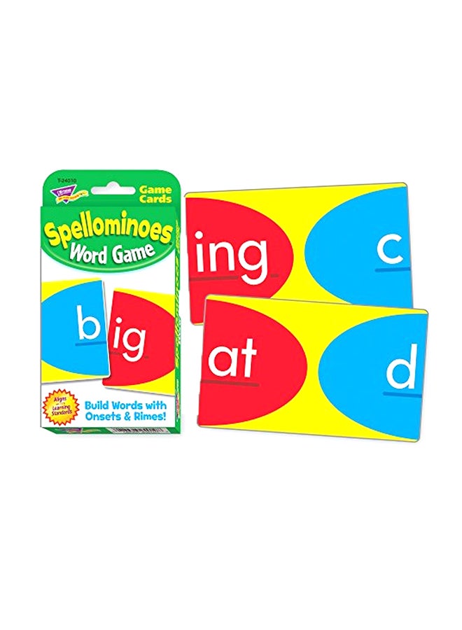 56-Piece Spellominoes Word Game Card Set T-24010