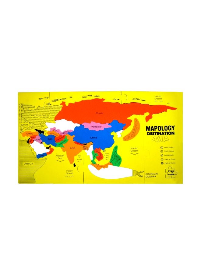 29-Piece Mapology Asia Map Puzzle Set MP05