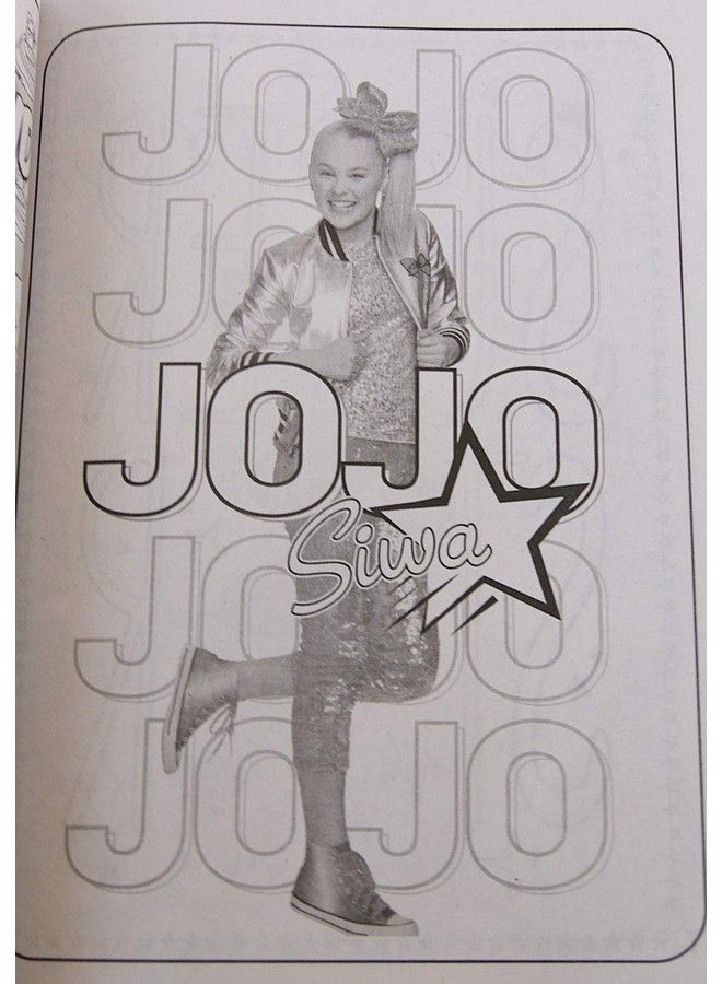 Jojo Siwa ''Yas Queen'' Coloring And Activity Book With Bonus Door Hanger On Back 80 Pages