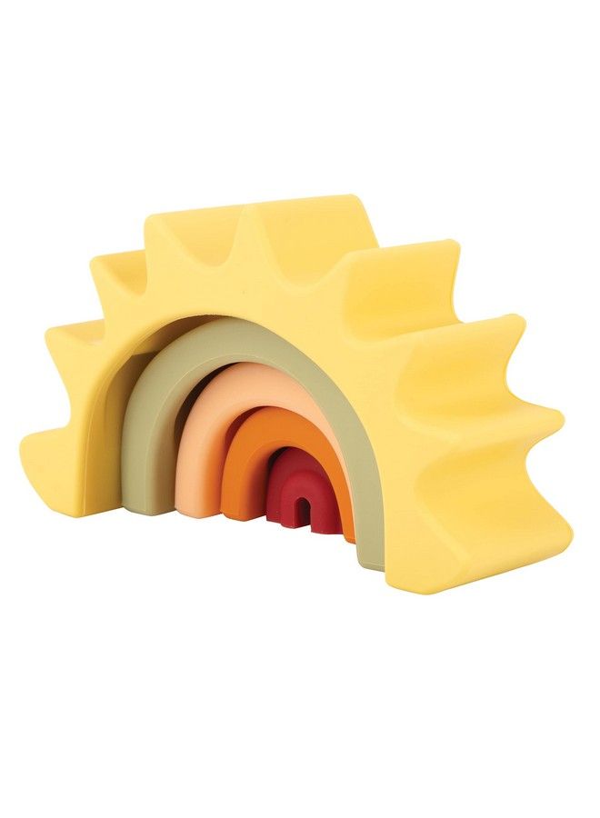 Soft Silicone Stackable Sun Interactive Toy For Early Development Creativity 12+ Months