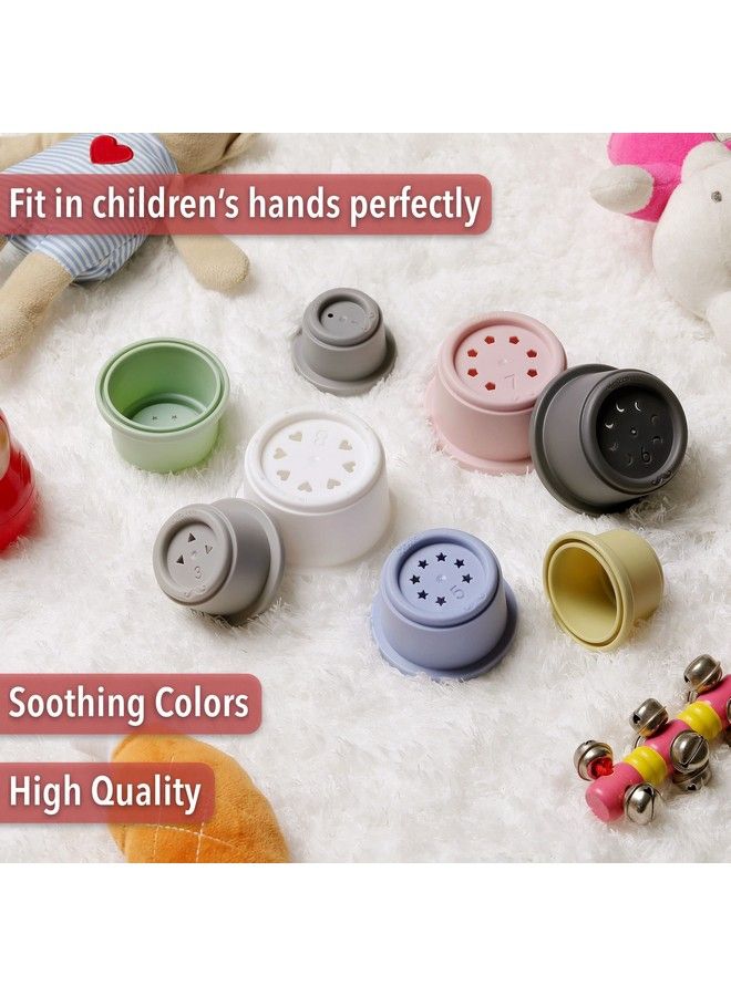 8 Pcs Baby Stacking Toys/Cups Nesting Cups Stackable Cups For Baby And Toddler