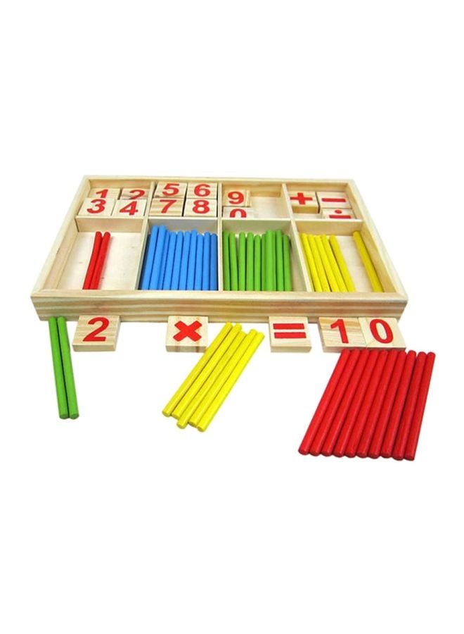 Wooden Educational Number Puzzle Set 23.5x16x3cm