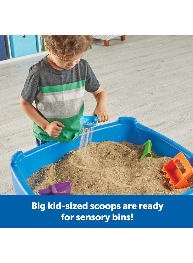 Helping Hands Sensory Scoops 4 Pieces Ages 3+ Fine Motor Skills Toys For Children Toddlers Bin Tool Set