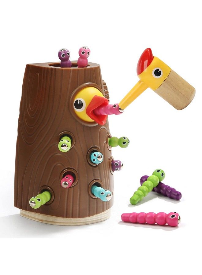 Montessori Toys For 2 Year Olds Magnetic Bird Feeding Game For Fine Motor Skills Development For Boys And Girls