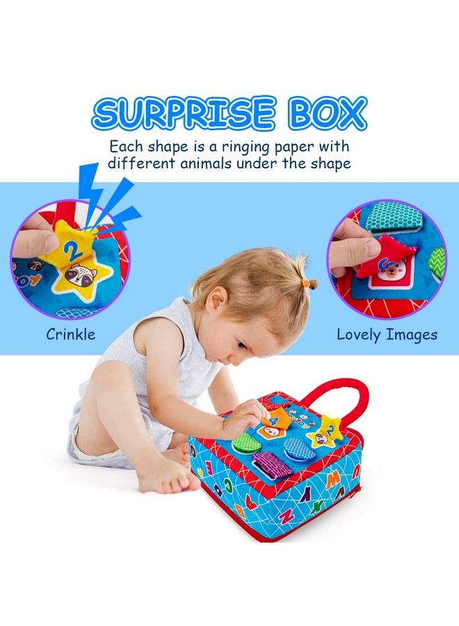 Shape Sorter Toys With 2Sided Activity Bag And 8 Textured Shape Blocks Develop Sensory Fine Motor Skills Game Child Development Preschool Baby Toy For 612 Months And Older