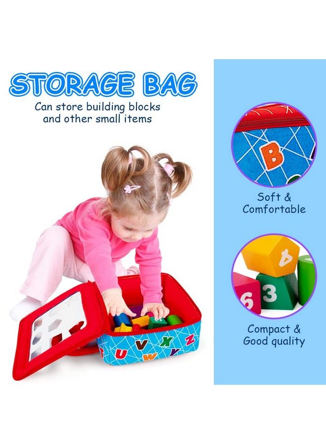 Shape Sorter Toys With 2Sided Activity Bag And 8 Textured Shape Blocks Develop Sensory Fine Motor Skills Game Child Development Preschool Baby Toy For 612 Months And Older