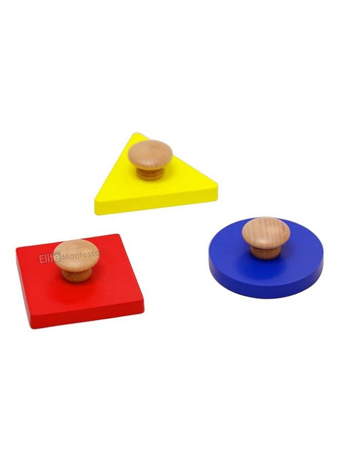 Single/Multiple Shape Puzzles Jumbo Knob Preschool Toddler Learning Material (Multiple Shape Puzzles)